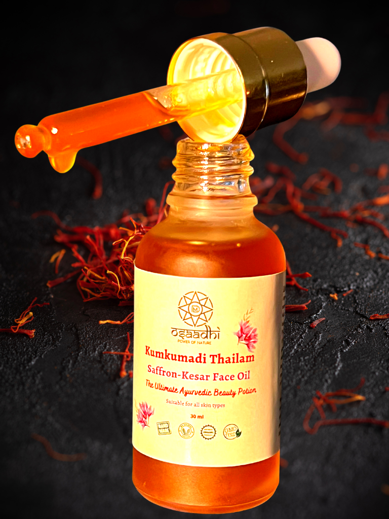 Saffron-Kesar Face Oil (Kumkumadi Thailam)